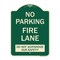 Signmission No Parking Fire Lane Do Not Jeopardize Our Heavy-Gauge Aluminum Sign, 24" x 18", G-1824-23730 A-DES-G-1824-23730 - alternate 1